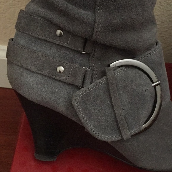 Naughty Monkey Tall Suede Boots - Picture 2 of 4